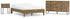 Deanlow Full Platform Bed with Dresser and Nightstand in Honey - PKG017195