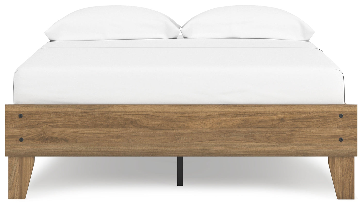 Deanlow Full Platform Bed with Dresser in Honey - PKG017191