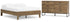 Deanlow Full Platform Bed with Dresser in Honey - PKG017191