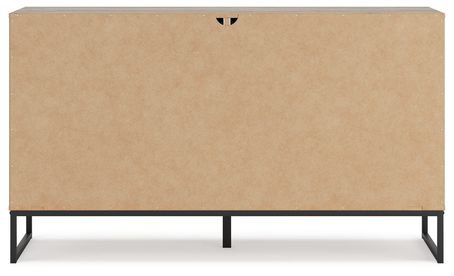 Deanlow Full Platform Bed with Dresser in Honey - PKG017191