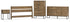Deanlow Queen Panel Headboard with Dresser, Chest and Nightstand in Honey - PKG017267