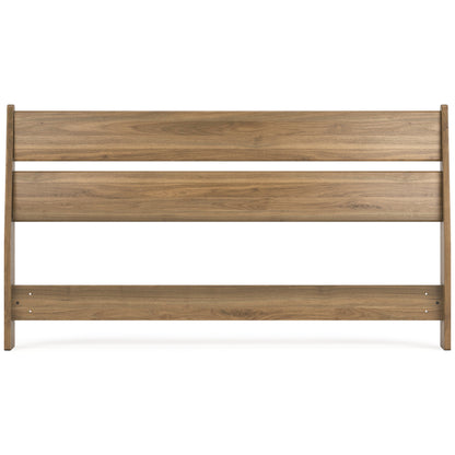 Deanlow Queen Panel Headboard with Dresser in Honey - PKG017261