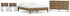 Deanlow Queen Platform Bed with Dresser and 2 Nightstands in Honey - PKG017269