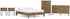 Deanlow Queen Platform Bed with Dresser, Chest and 2 Nightstands in Honey - PKG017271