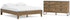 Deanlow Queen Platform Bed with Dresser in Honey - PKG017268