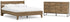 Deanlow Queen Platform Panel Bed with Dresser in Honey - PKG017275