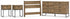Deanlow Twin Panel Headboard with Dresser and 2 Nightstands in Honey - PKG017171