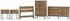 Deanlow Twin Panel Headboard with Dresser, Chest and 2 Nightstands in Honey - PKG017173