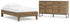 Deanlow Twin Platform Bed with Dresser in Honey - PKG017184