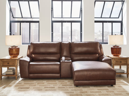 DeepWakes Canyon 3-Piece Power Reclining Sectional with Chaise - PCU62607S4