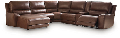 DeepWakes Canyon 6-Piece Power Reclining Sectional with Chaise - PCU62607S19