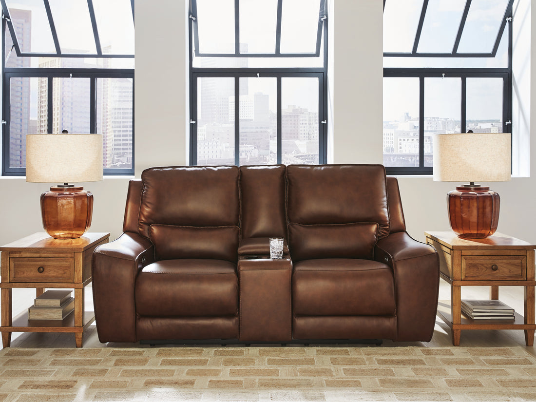 DeepWakes Canyon Power Reclining Loveseat with Console - PCU6260718