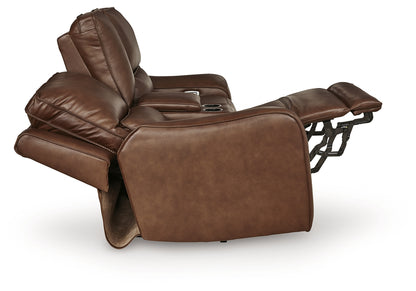 DeepWakes Canyon Power Reclining Loveseat with Console - PCU6260718