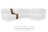 DeepWakes Caramel Console with Storage - PCU6260657