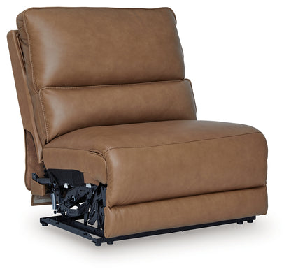 DeepWakes Caramel Power Armless Recliner - PCU6260631