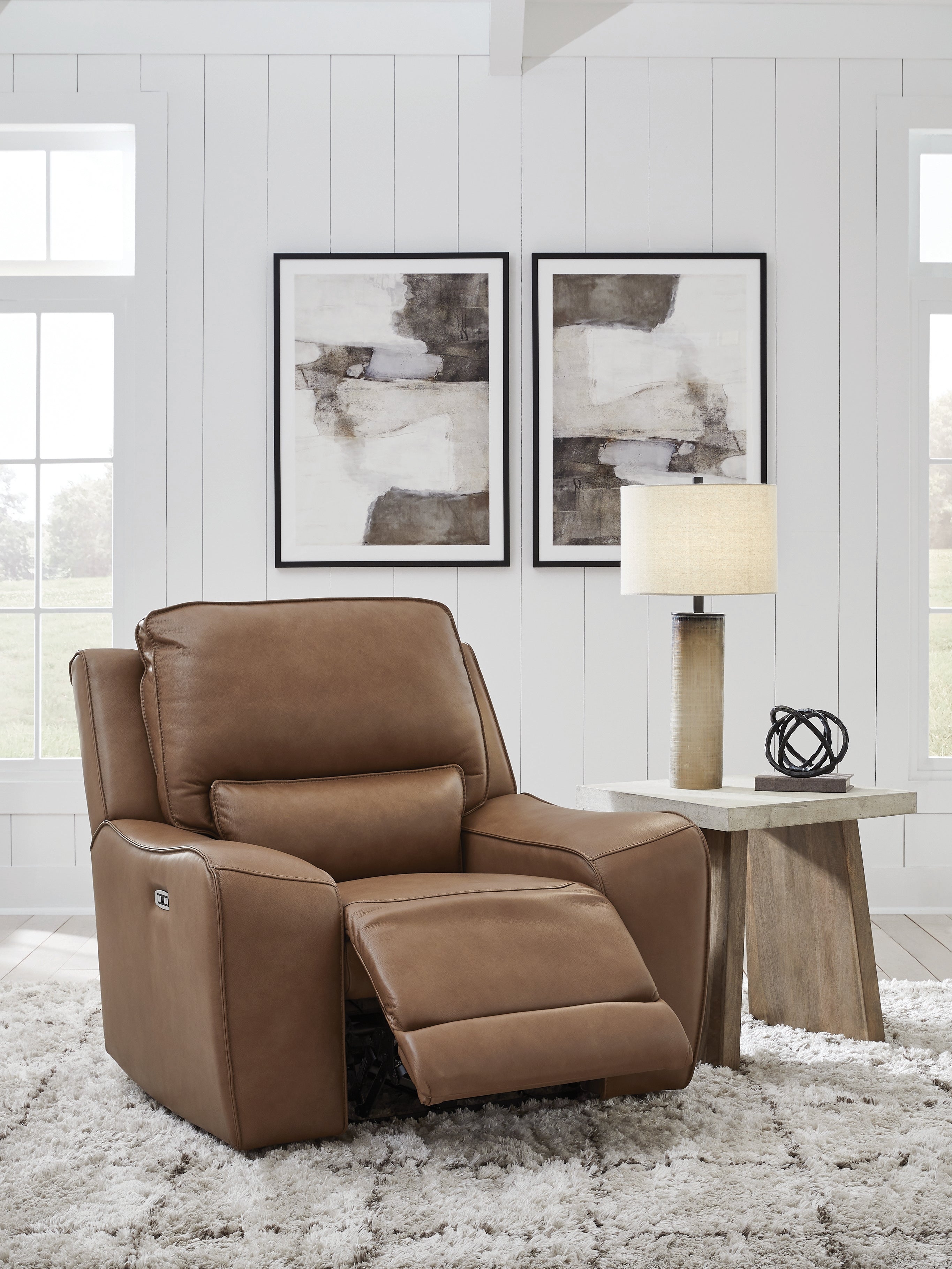 DeepWakes Caramel Power Recliner - PCU6260613