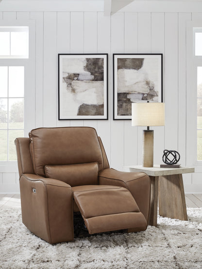 DeepWakes Caramel Power Recliner - PCU6260613
