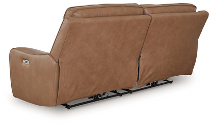 DeepWakes Caramel Power Reclining Sofa - PCU6260647