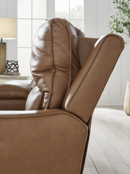 DeepWakes Caramel Power Reclining Sofa - PCU6260647