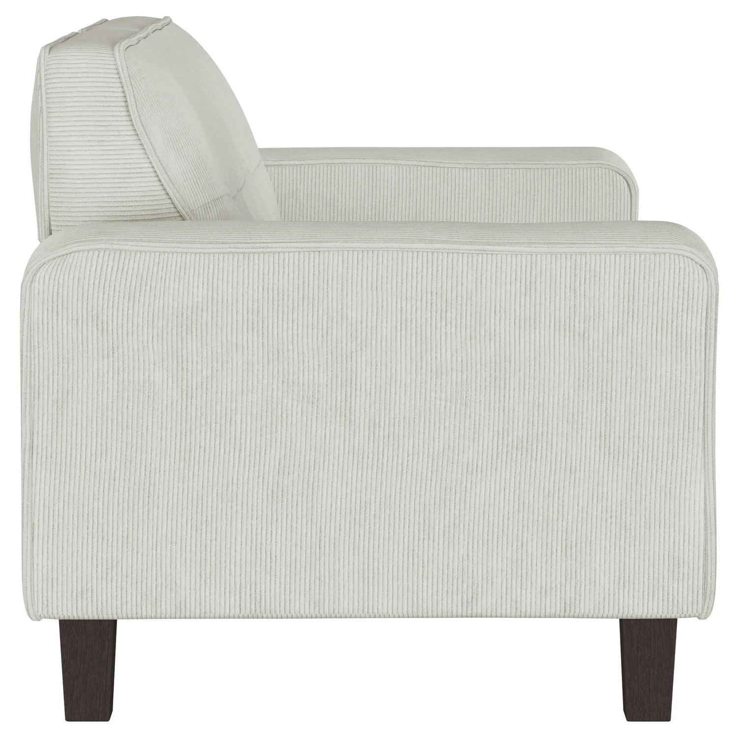 Deerhurst 2-piece Upholstered Tufted Track Arm Sofa Set Beige - 509647-S2