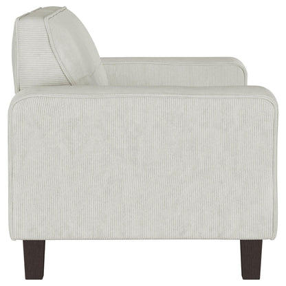 Deerhurst 2-piece Upholstered Tufted Track Arm Sofa Set Beige - 509647-S2