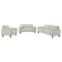 Deerhurst 3-piece Upholstered Tufted Track Arm Sofa Set Beige - 509647-S3