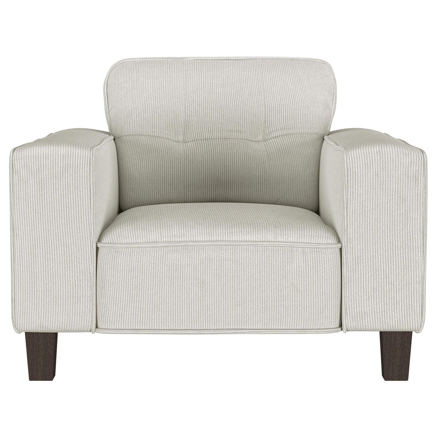 Deerhurst 3-piece Upholstered Tufted Track Arm Sofa Set Beige - 509647-S3