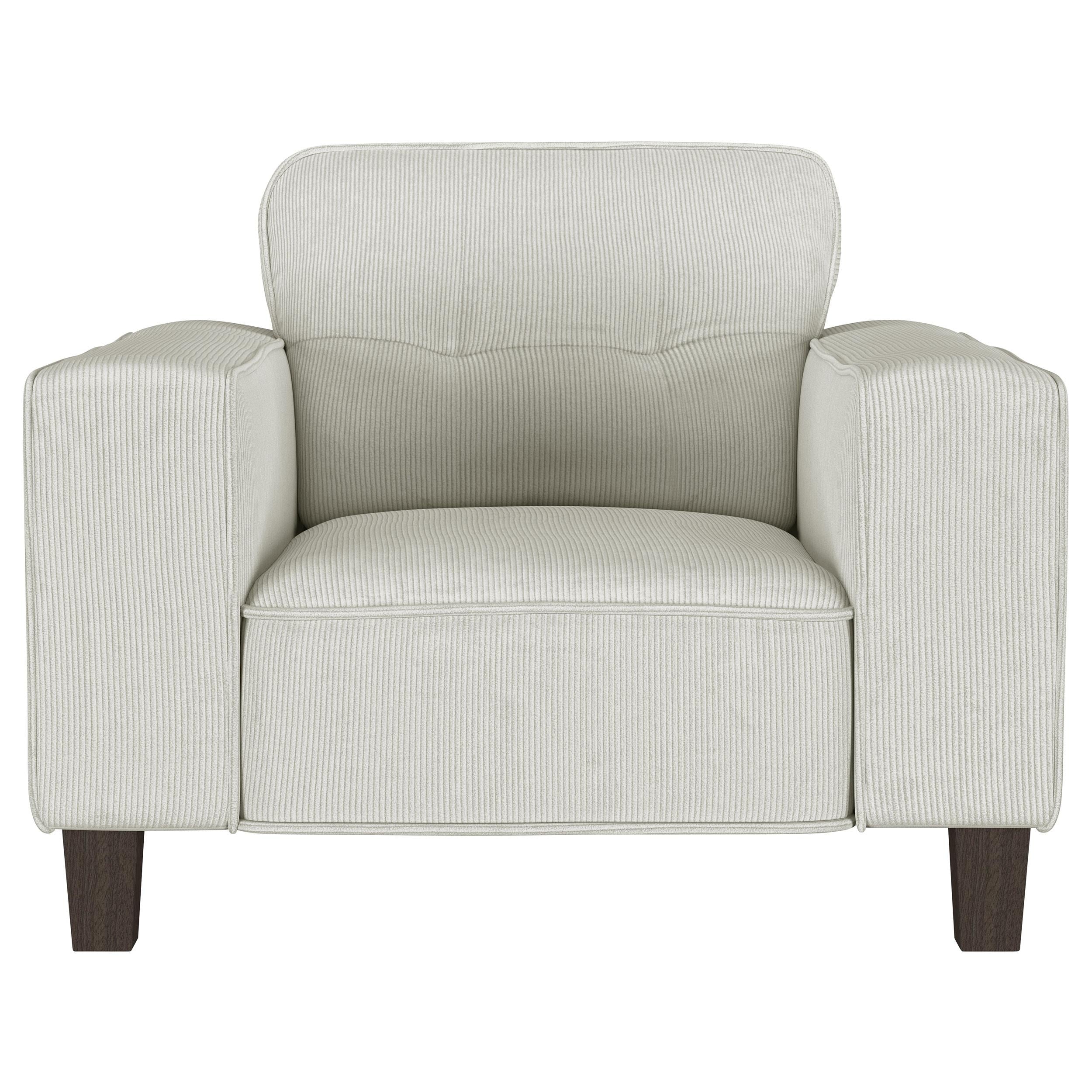 Deerhurst 3-piece Upholstered Tufted Track Arm Sofa Set Beige - 509647-S3