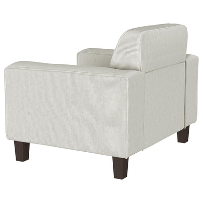 Deerhurst 3-piece Upholstered Tufted Track Arm Sofa Set Beige - 509647-S3