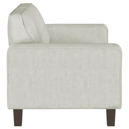 Deerhurst 3-piece Upholstered Tufted Track Arm Sofa Set Beige - 509647-S3