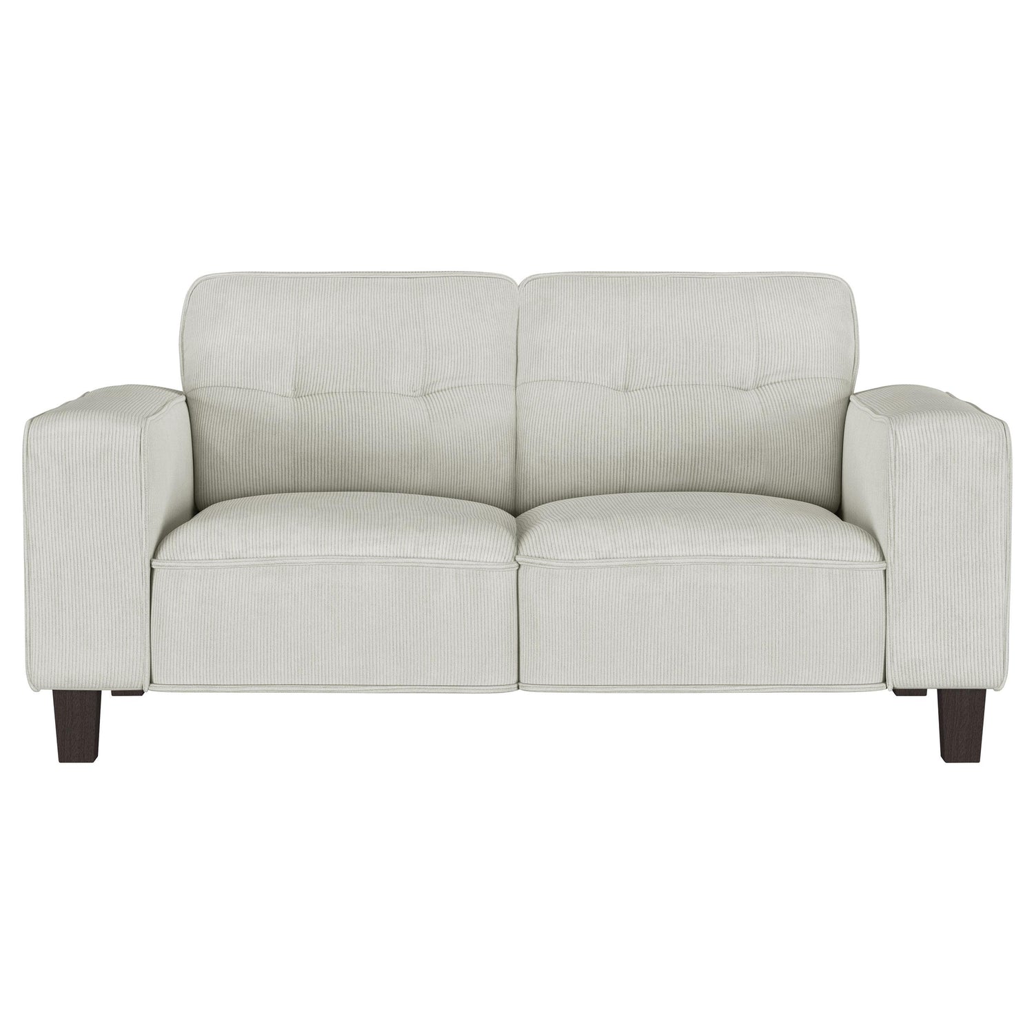 Deerhurst 3-piece Upholstered Tufted Track Arm Sofa Set Beige - 509647-S3