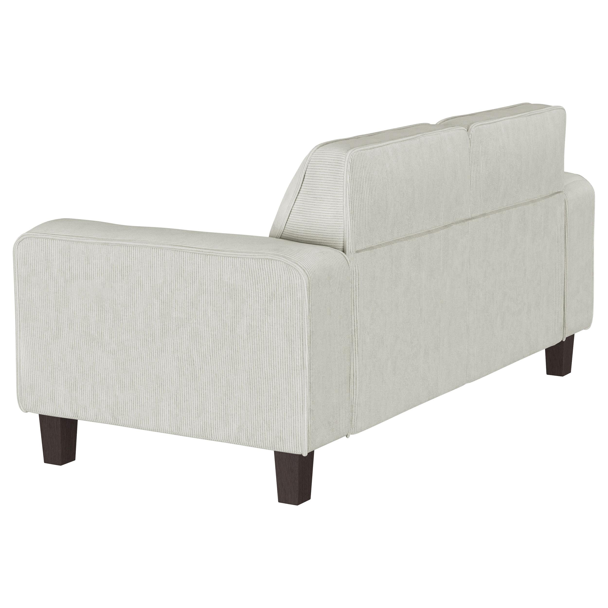 Deerhurst 3-piece Upholstered Tufted Track Arm Sofa Set Beige - 509647-S3