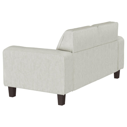 Deerhurst 3-piece Upholstered Tufted Track Arm Sofa Set Beige - 509647-S3