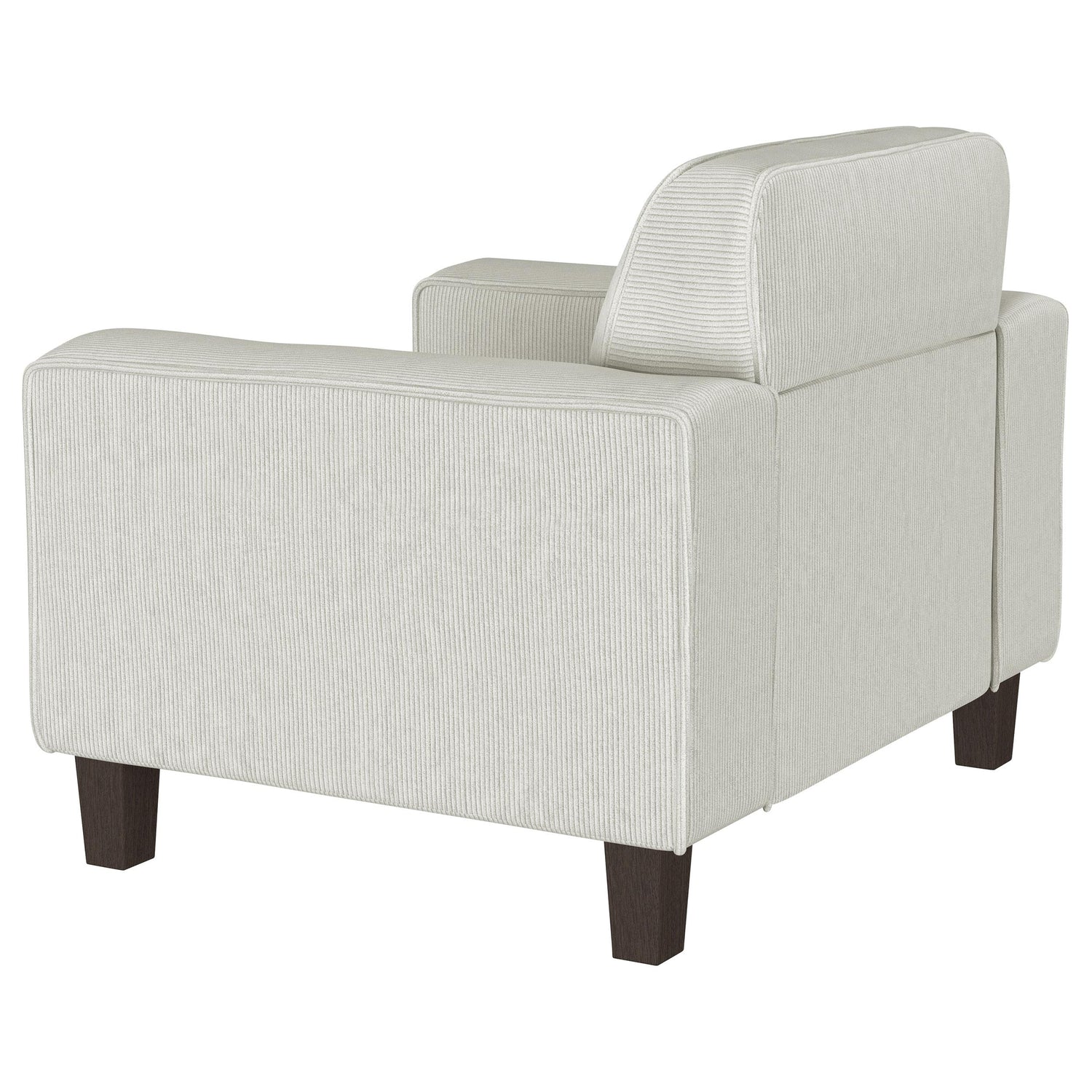 Deerhurst Upholstered Tufted Track Arm Accent Chair Beige - 509649
