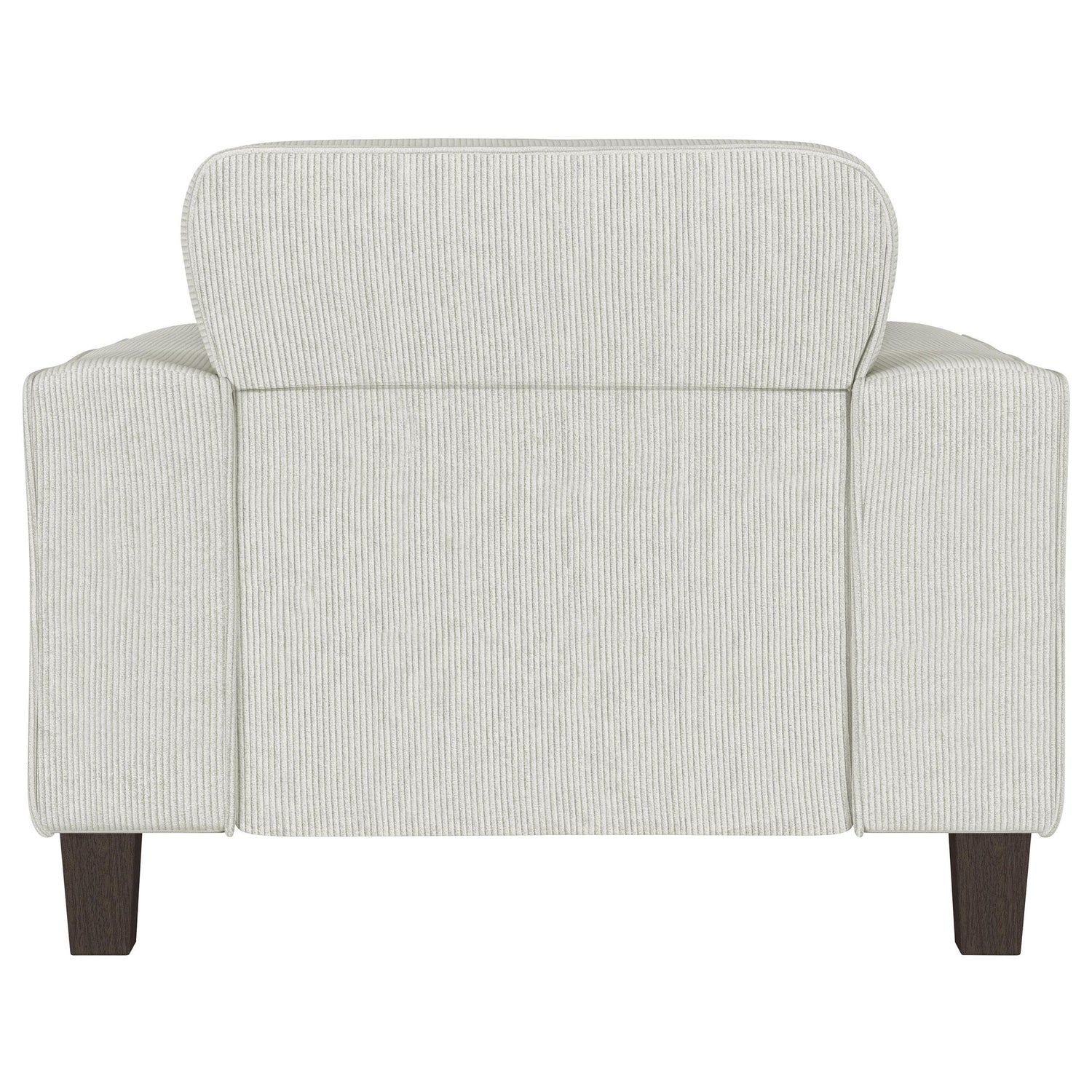 Deerhurst Upholstered Tufted Track Arm Accent Chair Beige - 509649
