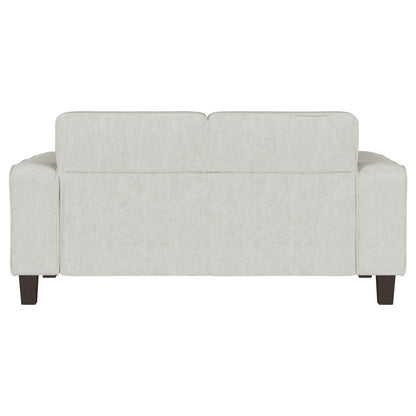 Deerhurst Upholstered Tufted Track Arm Loveseat Beige - 509648