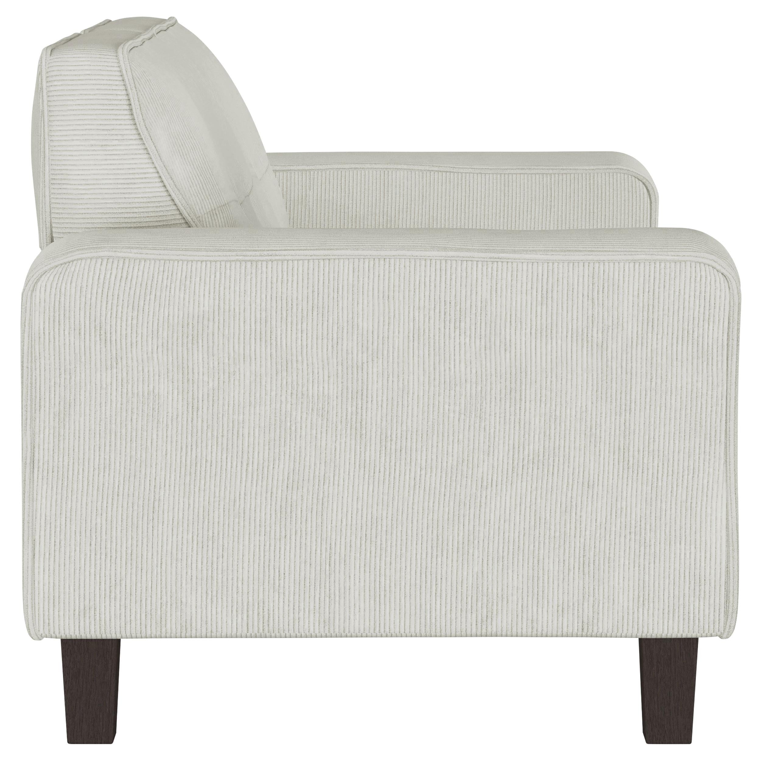 Deerhurst Upholstered Tufted Track Arm Loveseat Beige - 509648
