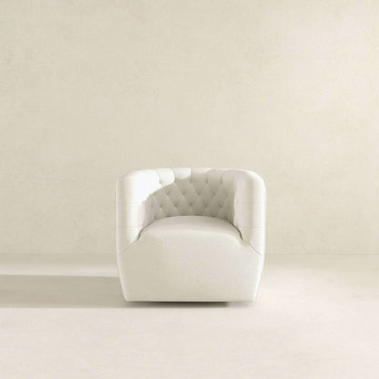 Delaney  Cream Boucle Swivel Chair - SCH00500211