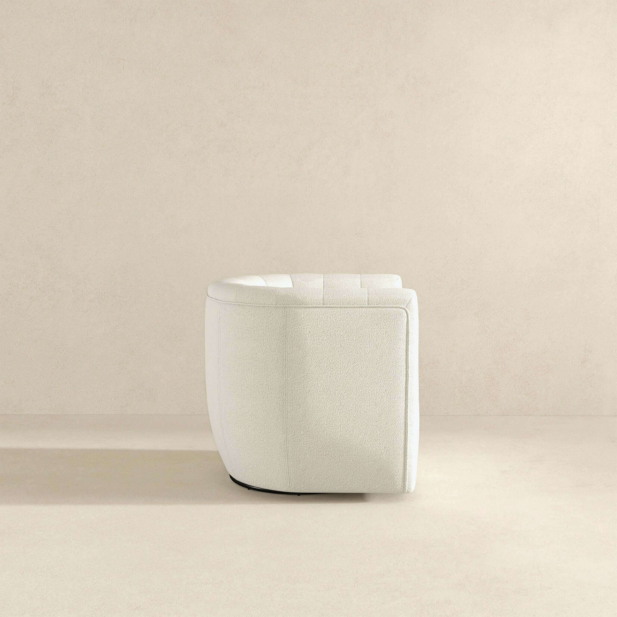 Delaney  Cream Boucle Swivel Chair - SCH00500211