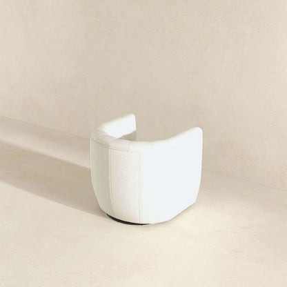 Delaney  Cream Boucle Swivel Chair - SCH00500211