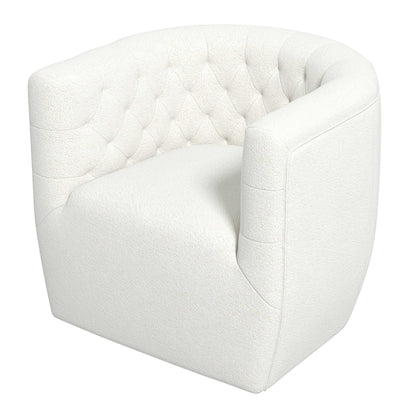 Delaney  Cream Boucle Swivel Chair - SCH00500211