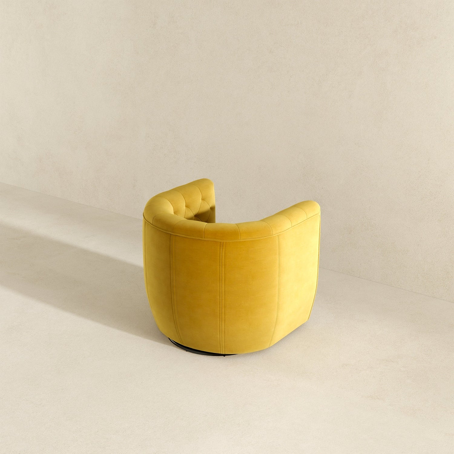 Delaney Gold Velvet Swivel Chair - SCH00500204