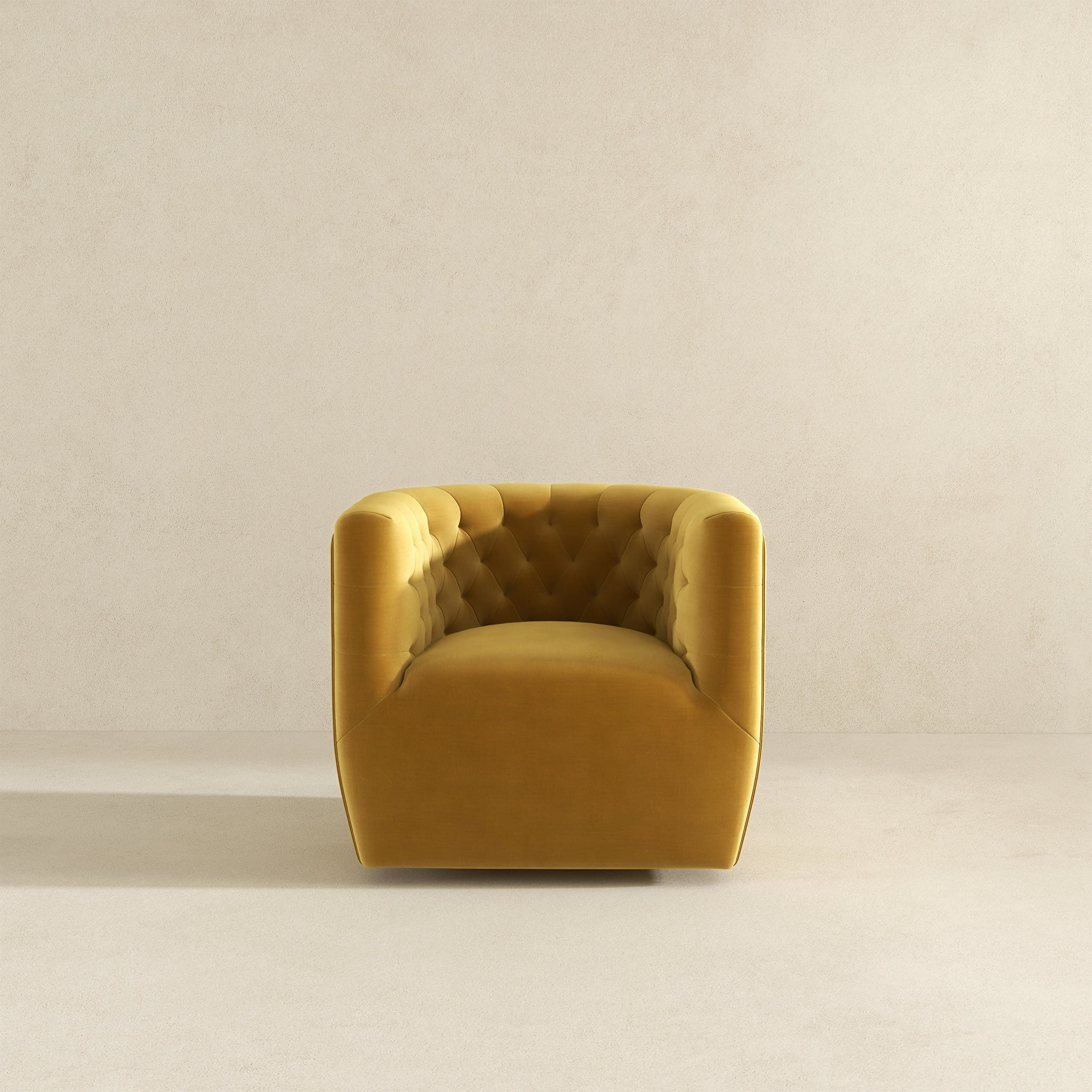 Delaney Gold Velvet Swivel Chair - SCH00500204