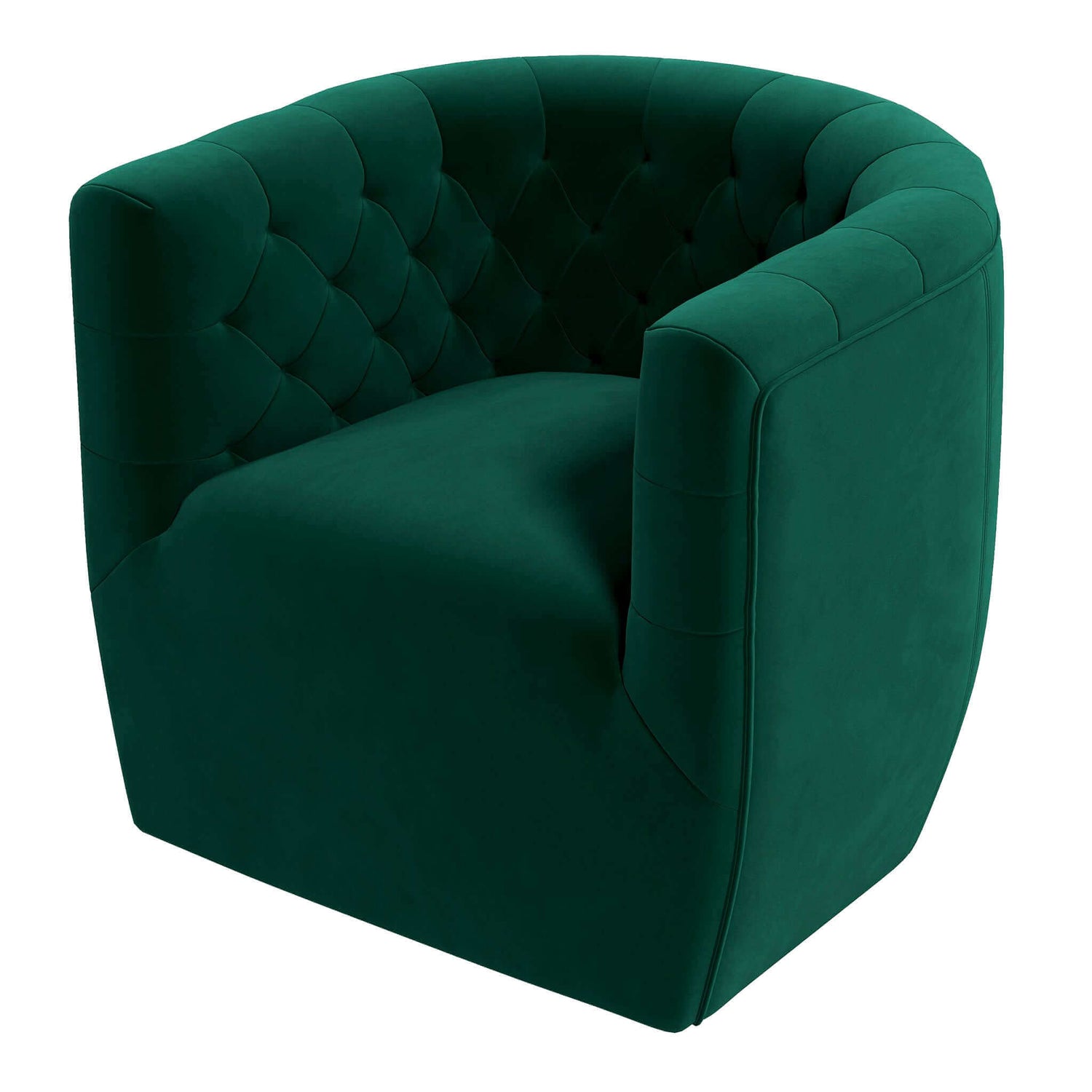 Delaney Green Velvet Swivel Chair - SCH00500203