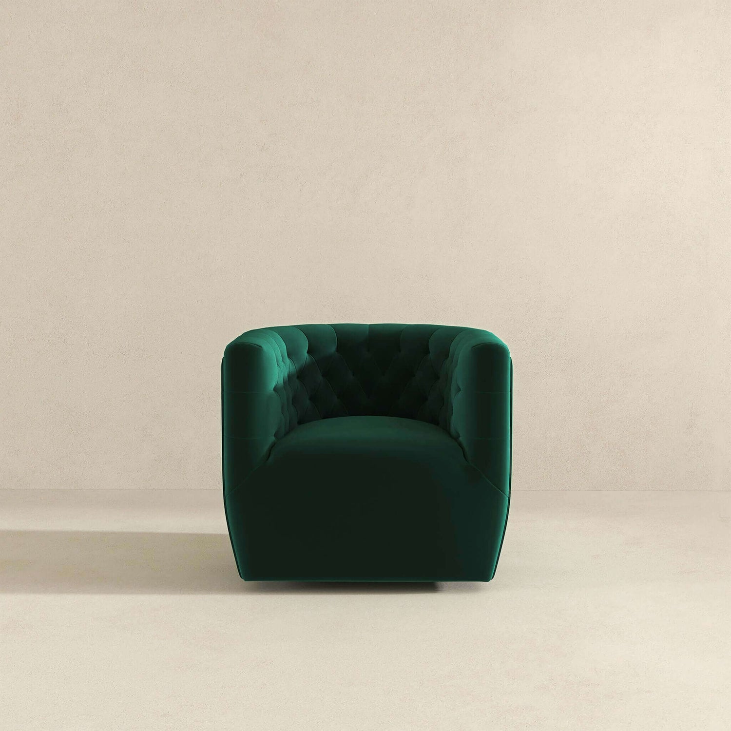 Delaney Green Velvet Swivel Chair - SCH00500203