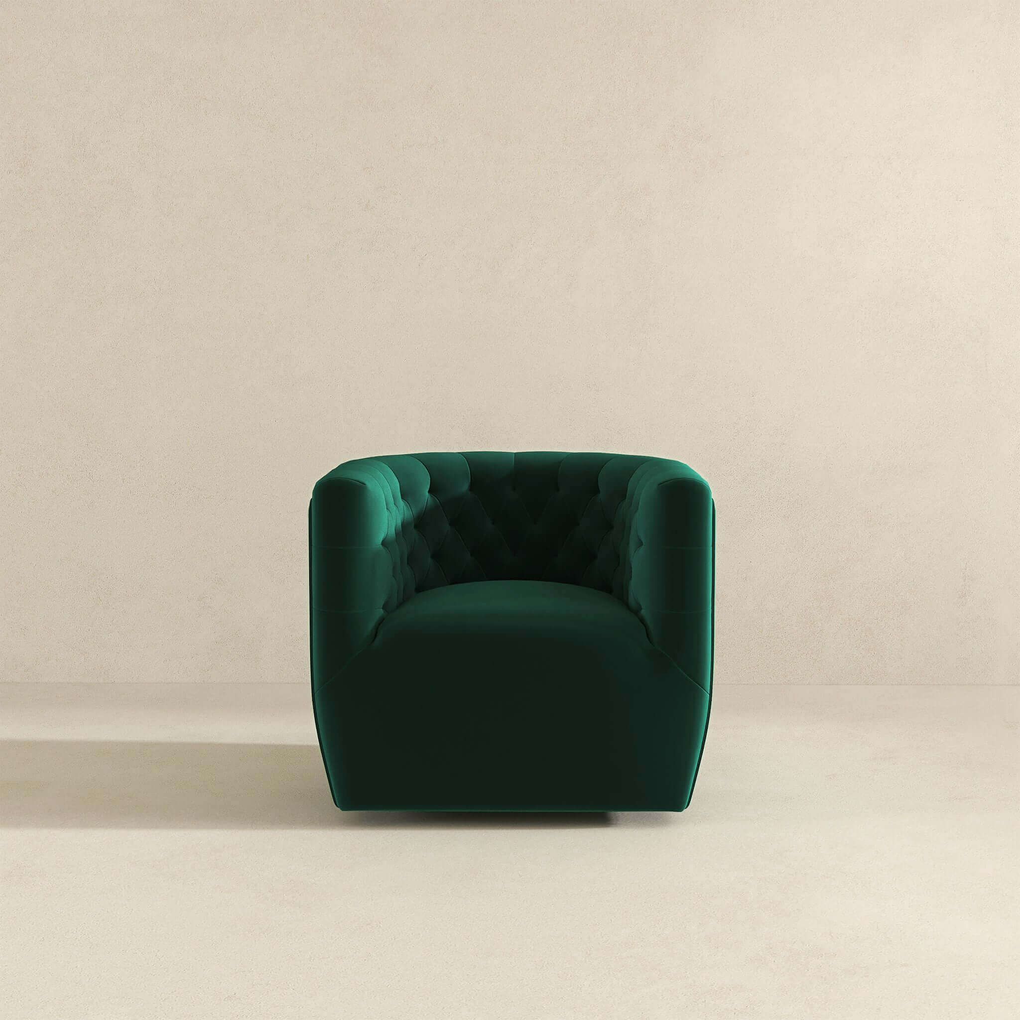 Delaney Green Velvet Swivel Chair - SCH00500203