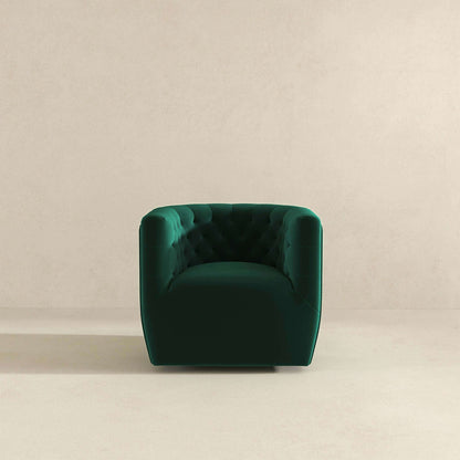 Delaney Green Velvet Swivel Chair - SCH00500203
