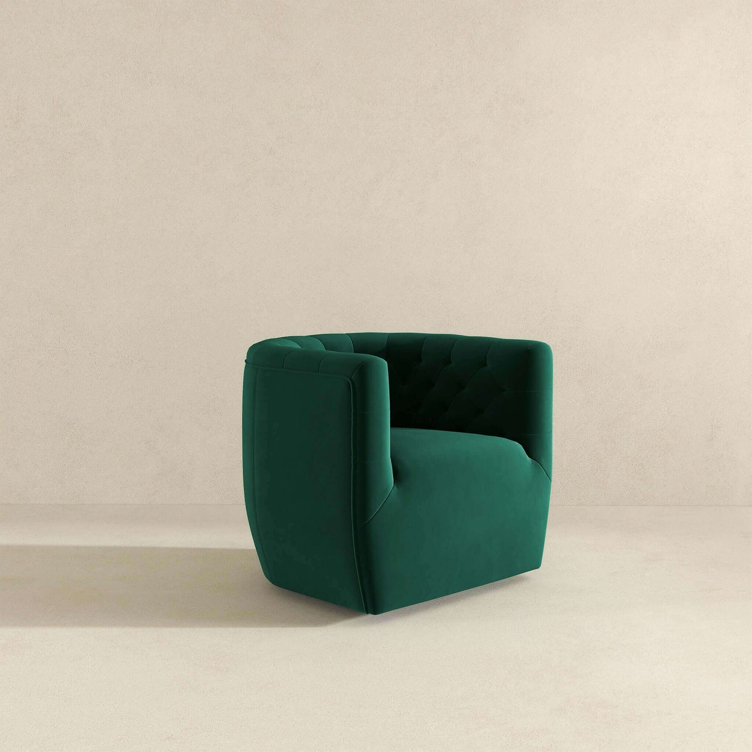 Delaney Green Velvet Swivel Chair - SCH00500203