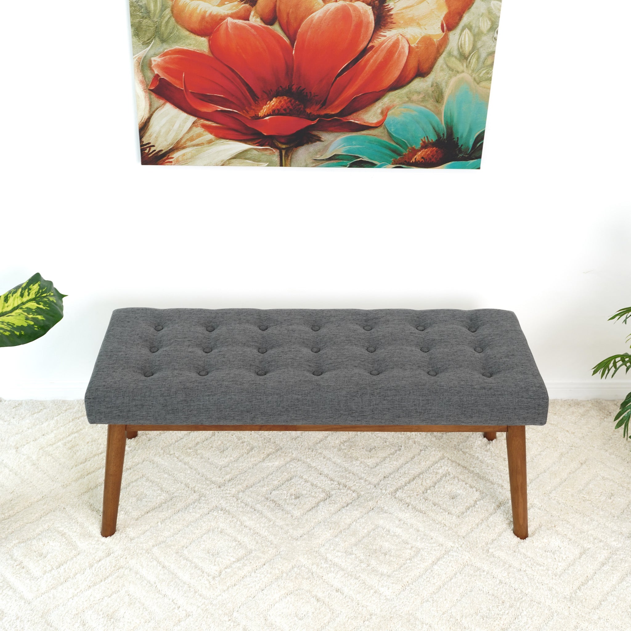 Delilah Modern Bench (Fabric) - BEN00500701