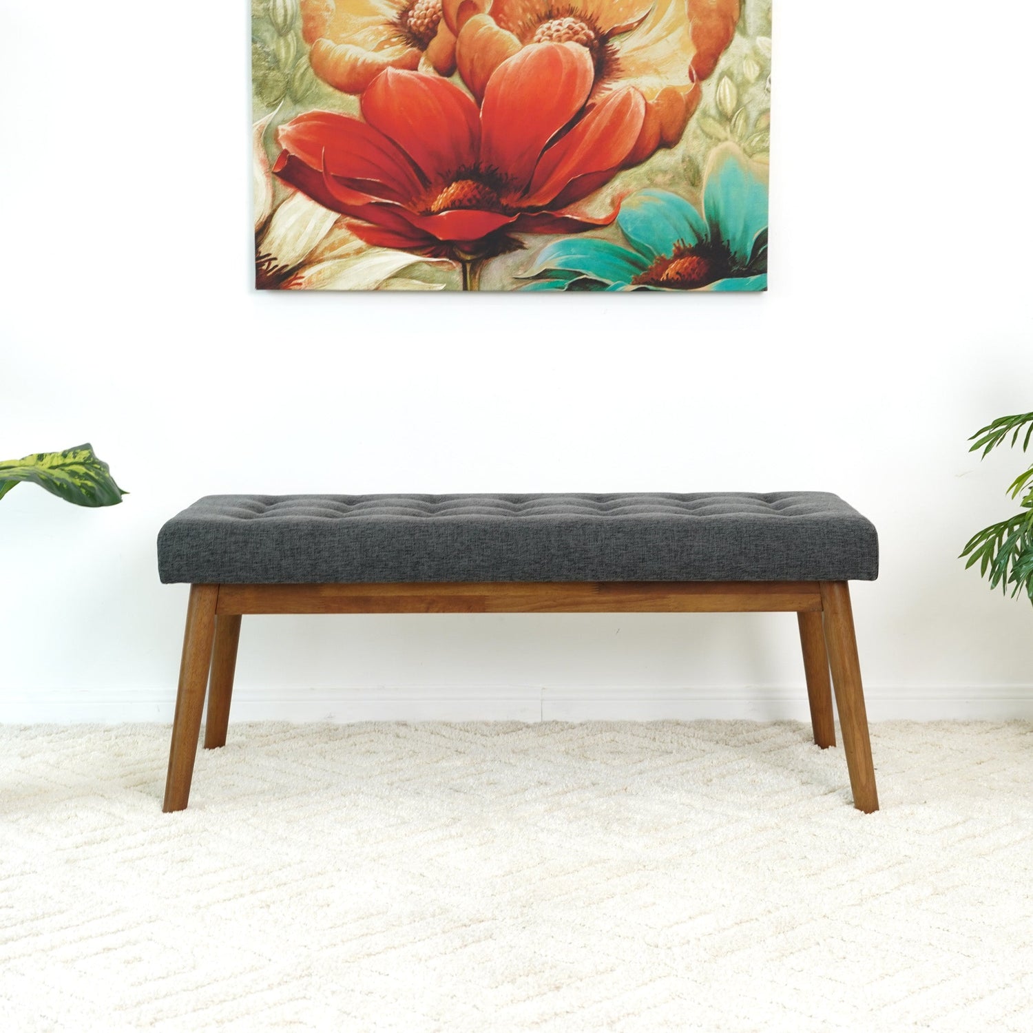 Delilah Modern Bench (Fabric) - BEN00500701